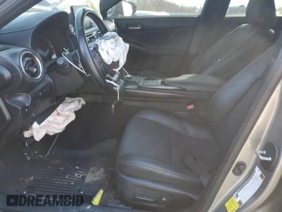 2021 Lexus IS 300 with VIN JTHC81F29M5045630, listed as a Copart auction lot 47646125 with Not provided miles and Salvage title. Bid and sale history available at DreamBid. Image 7.