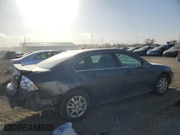 2010 Chevrolet Impala Police Police with VIN 2G1WD5EM1A1183009, listed as a Copart auction lot 47126735 with 111,620 mi miles and Salvage title. Bid and sale history available at DreamBid. Image 3.
