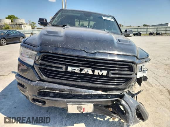 2019 Ram 1500 Laramie with VIN 1C6SRFJT2KN584215, listed as a Copart auction lot 85362895 with 267,246 mi miles and Salvage title. Bid and sale history available at DreamBid. Image 5.