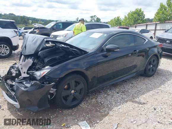 2015 Lexus RC 350 F Sport with VIN JTHSE5BC8F5004063, listed as a IAAI auction lot 43079071 with 89,481 mi miles and . Bid and sale history available at DreamBid. Image 2.