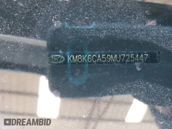 2021 Hyundai Kona Night Edition with VIN KM8K6CA59MU725447, listed as a Copart auction lot 70039335 with 70,315 mi miles and Salvage title. Bid and sale history available at DreamBid. Image 13.