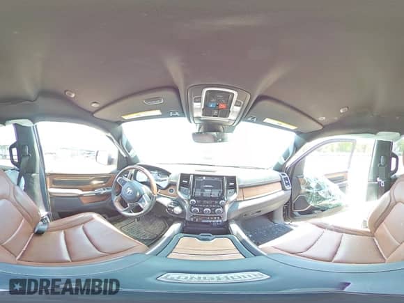 2022 Ram 1500 Longhorn with VIN 1C6SRFKT6NN418007, listed as a Copart auction lot 58422145 with 30,301 mi miles and Salvage title. Bid and sale history available at DreamBid. Image 14.