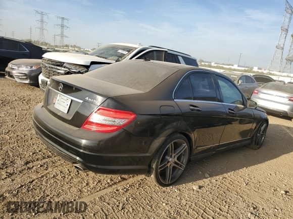 2010 Mercedes-Benz C 300 Sport with VIN WDDGF8BB5AR094082, listed as a Copart auction lot 84658395 with 176,642 mi miles and Salvage title. Bid and sale history available at DreamBid. Image 3.
