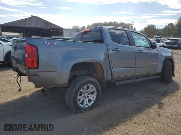 2022 Chevrolet Colorado 4WD LT с VIN 1GCGTCEN4N1237197, выставлен на аукционе Copart как лот 87373145 с пробегом 48 196 миль миль и Списание • Salvage title. История ставок и продаж доступна на DreamBid. Изображение 3.
