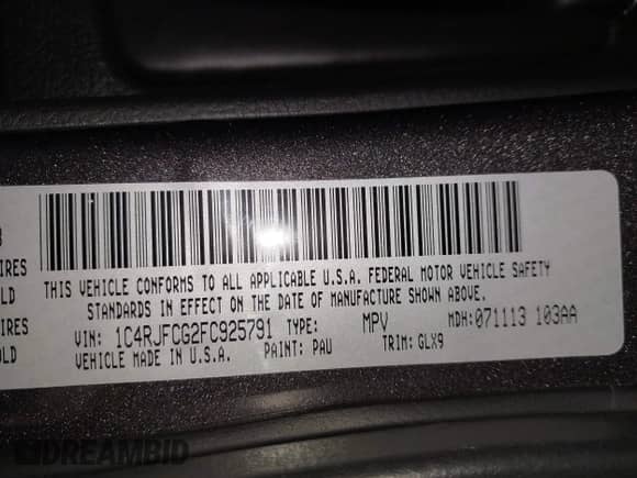 2015 Jeep Grand Cherokee High Altitude with VIN 1C4RJFCG2FC925791, listed as a IAAI auction lot 42454976 with 81,066 mi miles and . Bid and sale history available at DreamBid. Image 9.