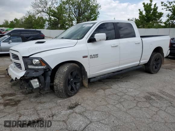 2017 Ram 1500 Sport with VIN 1C6RR7UT4HS766511, listed as a Copart auction lot 54931515 with 131,083 mi miles and Clean title. Bid and sale history available at DreamBid. Image 1.