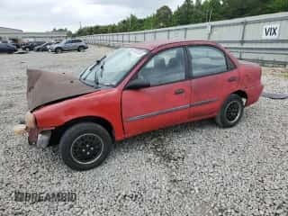 1999 Chevrolet Metro Lsi with VIN 2C1MR5220X6721078, listed as a Copart auction lot 56803955 with 130,145 mi miles and Salvage title. Bid and sale history available at DreamBid. Image 1.