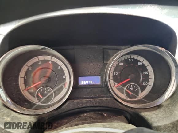 2012 Dodge Grand Caravan SE with VIN 2C4RDGBG8CR360660, listed as a Copart auction lot 81086675 with 185,478 mi miles and Non repairable. Bid and sale history available at DreamBid. Image 9.