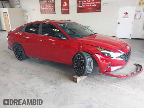 2023 Hyundai Elantra SEL with VIN 5NPLS4AG7PH102726, listed as a IAAI auction lot 43284597 with 44,739 mi miles and . Bid and sale history available at DreamBid. Image 1.