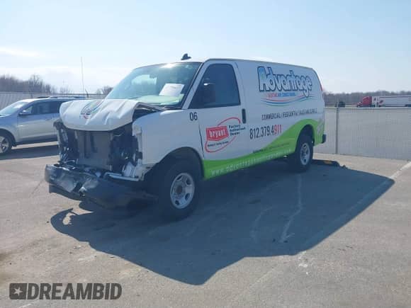 2023 Chevrolet Express Cargo с VIN 1GCWGAFPXP1258949, выставлен на аукционе IAAI как лот 41790627 с пробегом 23 518 миль миль и . История ставок и продаж доступна на DreamBid. Изображение 17.