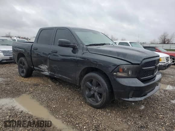 2016 Ram 1500 Express with VIN 1C6RR6KG6GS155622, listed as a Copart auction lot 44567055 with 123,986 mi miles and Salvage title. Bid and sale history available at DreamBid. Image 4.