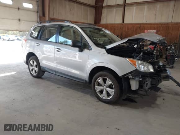 2016 Subaru Forester 2.5i z VIN JF2SJABC6GH501118, wystawiony jako IAAI lot #43408683 z przebiegiem 104 586 mil mil oraz . Historia ofert i sprzedaży dostępna na DreamBid. Obrazek 1.