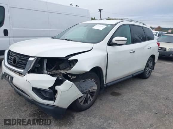 2017 Nissan Pathfinder S with VIN 5N1DR2MM3HC903622, listed as a IAAI auction lot 43363392 with 157,606 mi miles and . Bid and sale history available at DreamBid. Image 22.