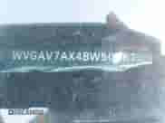 2011 Volkswagen Tiguan S with VIN WVGAV7AX4BW501673, listed as a IAAI auction lot 42874048 with 177,144 mi miles and . Bid and sale history available at DreamBid. Image 9.