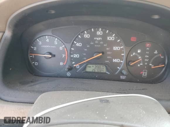 2001 Honda Accord LX with VIN 3HGCG66571G703303, listed as a Copart auction lot 80304165 with 267,084 mi miles and Clean title. Bid and sale history available at DreamBid. Image 9.