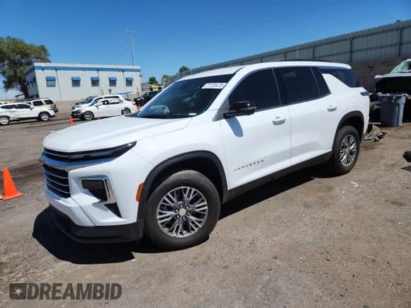 2025 Chevrolet Traverse AWD LT с VIN 1GNEVGRS5SJ194288, выставлен на аукционе Copart как лот 71705475 с пробегом 4 504 миль миль и Списание • Salvage title. История ставок и продаж доступна на DreamBid. Изображение 1.