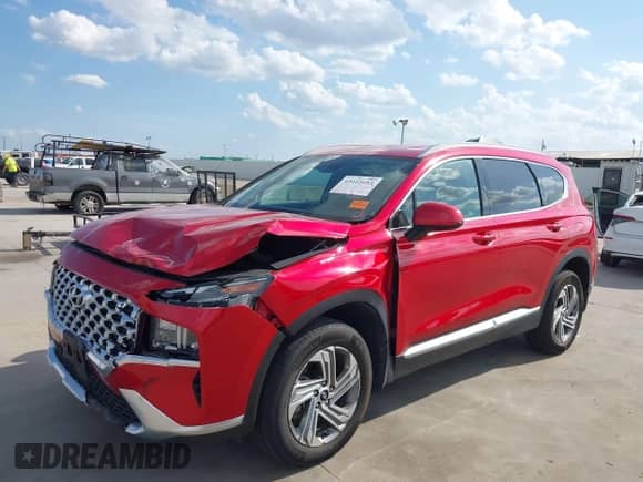 2022 Hyundai Santa Fe SEL with VIN 5NMS2DAJ2NH409867, listed as a IAAI auction lot 43112693 with 72,522 mi miles and . Bid and sale history available at DreamBid. Image 20.