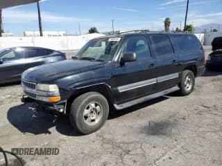 2002 Chevrolet Suburban LT с VIN 3GNEC16T42G174731, выставлен на аукционе Copart как лот 75906134 с пробегом Не указан миль и Списание • Salvage title. История ставок и продаж доступна на DreamBid. Изображение 1.