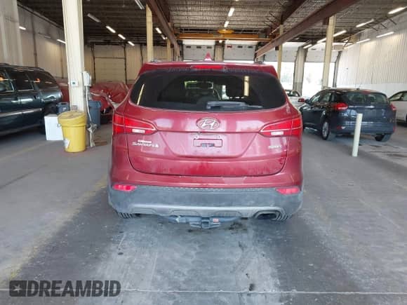 2015 Hyundai Santa Fe with VIN 5XYZU3LB9FG258465, listed as a IAAI auction lot 42708301 with 76,204 mi miles and . Bid and sale history available at DreamBid. Image 15.