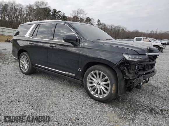 2022 Cadillac Escalade Premium Luxury с VIN 1GYS4CKL6NR180040, выставлен на аукционе Copart как лот 42239625 с пробегом 29 100 миль миль и Списание • Salvage title. История ставок и продаж доступна на DreamBid. Изображение 4.