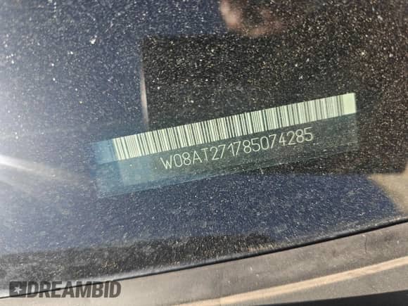 2008 Saturn Astra XR with VIN W08AT271785074285, listed as a Copart auction lot 78056684 with 171,042 mi miles and Clean title. Bid and sale history available at DreamBid. Image 10.
