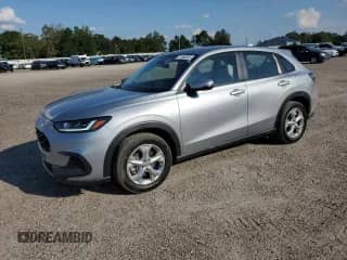 2025 Honda HR-V LX with VIN 3CZRZ1H34SM714239, listed as a Copart auction lot 71808355 with 24,401 mi miles and Salvage title. Bid and sale history available at DreamBid. Image 1.