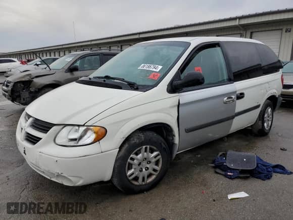 2006 Dodge Caravan SE with VIN 1D4GP25BX6B705971, listed as a Copart auction lot 65880185 with Not provided miles and Non repairable. Bid and sale history available at DreamBid. Image 1.