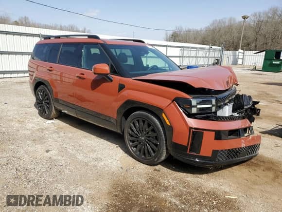 2025 Hyundai Santa Fe Calligraphy с VIN 5NMP54GL3SH074443, выставлен на аукционе Copart как лот 49164985 с пробегом 295 миль миль и Списание • Salvage title. История ставок и продаж доступна на DreamBid. Изображение 4.