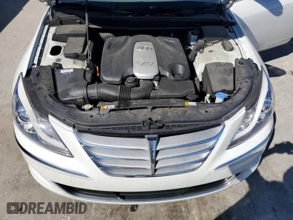 2012 Hyundai Genesis 4.6L z VIN KMHGC4DF1CU204536, wystawiony jako Copart lot #82448945 z przebiegiem 49 923 mil mil oraz Szkoda całkowita • Salvage title. Historia ofert i sprzedaży dostępna na DreamBid. Obrazek 11.