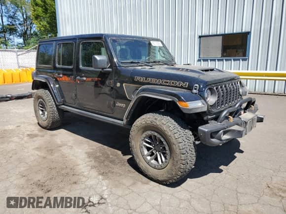2024 Jeep Wrangler Rubicon 392 Final Edition with VIN 1C4RJXSJ5RW313106, listed as a Copart auction lot 67816715 with 4,598 mi miles and Salvage title. Bid and sale history available at DreamBid. Image 4.