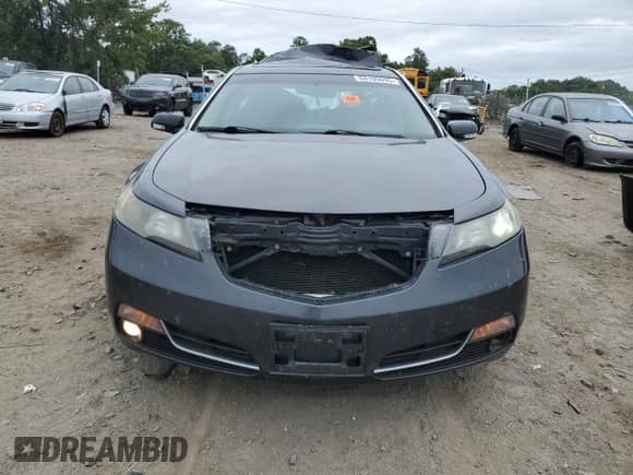 2012 Acura TL Auto with VIN 19UUA8F27CA002625, listed as a Copart auction lot 69199695 with 208,257 mi miles and Salvage title. Bid and sale history available at DreamBid. Image 5.