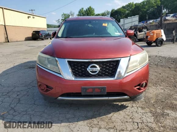 2014 Nissan Pathfinder Platinum Hybrid with VIN 5N1CR2MN3EC660023, listed as a Copart auction lot 64419725 with 174,444 mi miles and Salvage title. Bid and sale history available at DreamBid. Image 5.