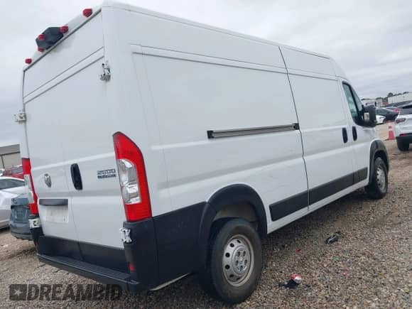 2023 Ram ProMaster Cargo с VIN 3C6LRVDGXPE593947, выставлен на аукционе IAAI как лот 43566441 с пробегом 37 707 миль миль и . История ставок и продаж доступна на DreamBid. Изображение 4.