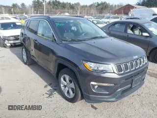 2020 Jeep Compass Latitude with VIN 3C4NJCBB9LT130367, listed as a IAAI auction lot 41268917 with 44,892 mi miles and . Bid and sale history available at DreamBid. Image 1.