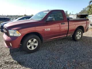 2016 Ram 1500 Express с VIN 3C6JR6AG9GG326109, выставлен на аукционе Copart как лот 81267934 с пробегом 56 161 миль миль и Списание • Salvage title. История ставок и продаж доступна на DreamBid. Изображение 1.