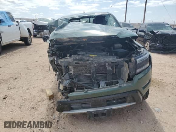 2023 Nissan Frontier Pro-4X with VIN 1N6ED1EK1PN615130, listed as a Copart auction lot 55299955 with Not provided miles and Salvage title. Bid and sale history available at DreamBid. Image 5.