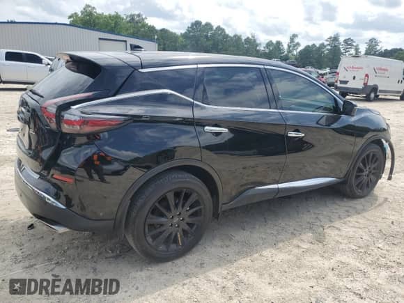 2023 Nissan Murano SL with VIN 5N1AZ2CJ8PC114908, listed as a Copart auction lot 59838845 with 34,200 mi miles and Salvage title. Bid and sale history available at DreamBid. Image 3.