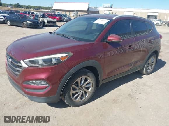 2016 Hyundai Tucson Sport with VIN KM8J33A2XGU107780, listed as a IAAI auction lot 43508838 with 113,030 mi miles and . Bid and sale history available at DreamBid. Image 18.