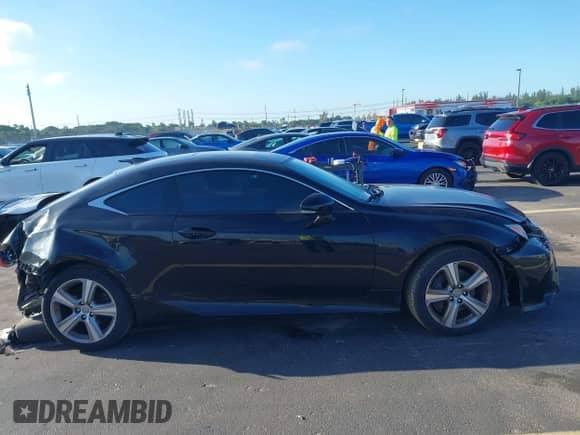 2015 Lexus RC 350 F Sport with VIN JTHSE5BC9F5001706, listed as a IAAI auction lot 43344575 with 67,019 mi miles and . Bid and sale history available at DreamBid. Image 13.