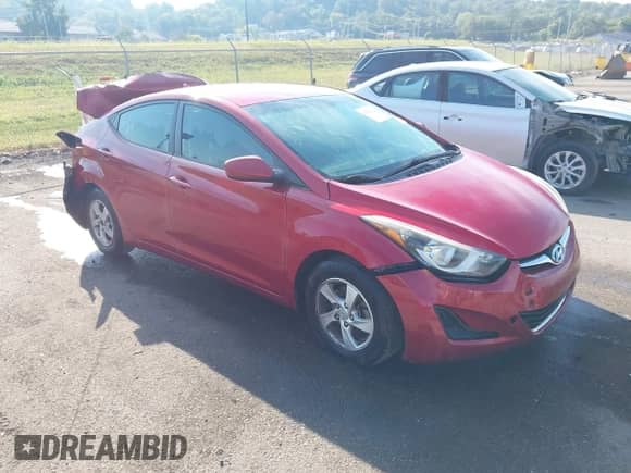 2015 Hyundai Elantra SE z VIN 5NPDH4AE9FH582283, wystawiony jako IAAI lot #43223921 z przebiegiem 144 361 mil mil oraz . Historia ofert i sprzedaży dostępna na DreamBid. Obrazek 1.