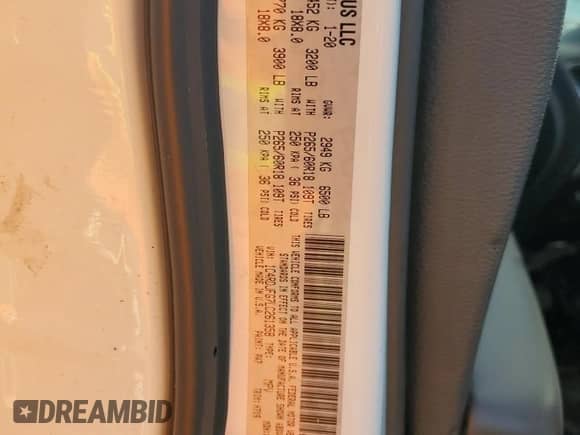 2020 Dodge Durango Pursuit with VIN 1C4RDJFG7LC261358, listed as a Copart auction lot 85288725 with Not provided miles and Salvage title. Bid and sale history available at DreamBid. Image 12.