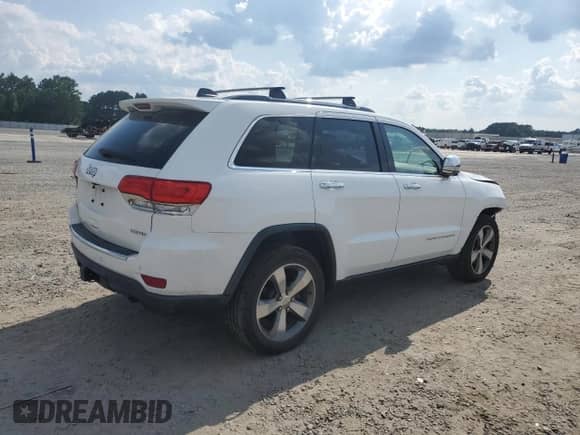 2016 Jeep Grand Cherokee Limited with VIN 1C4RJFBT9GC451354, listed as a Copart auction lot 62668135 with 93,097 mi miles and Salvage title. Bid and sale history available at DreamBid. Image 3.