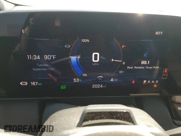 2024 Chevrolet Equinox EV RS с VIN 3GN7DNRP2RS237974, выставлен на аукционе Copart как лот 71756094 с пробегом 2 024 миль миль и Списание • Salvage title. История ставок и продаж доступна на DreamBid. Изображение 9.