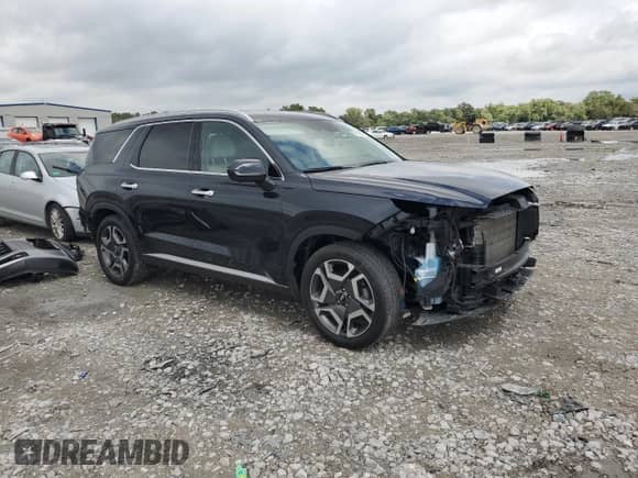 2023 Hyundai Palisade Limited z VIN KM8R5DGE7PU546956, wystawiony jako Copart lot #81670955 z przebiegiem 43 588 mil mil oraz Szkoda całkowita • Salvage title. Historia ofert i sprzedaży dostępna na DreamBid. Obrazek 4.