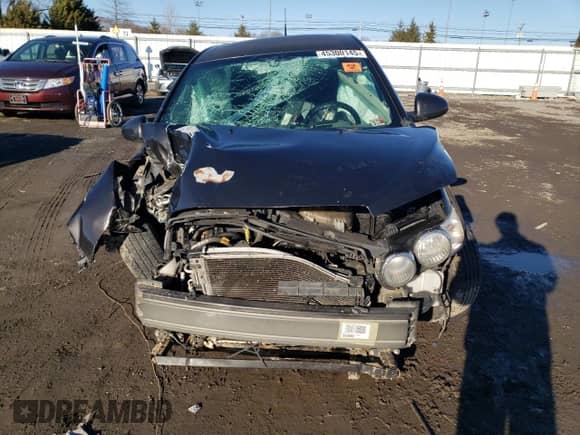 2014 Chevrolet Sonic LT with VIN 1G1JD6SG5E4140219, listed as a Copart auction lot 45300145 with Not provided miles and Salvage title. Bid and sale history available at DreamBid. Image 5.