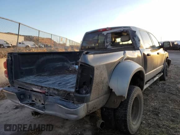 2008 Dodge 3500 Laramie with VIN 3D3MX49A28G188731, listed as a Copart auction lot 85247154 with 214,578 mi miles and Salvage title. Bid and sale history available at DreamBid. Image 3.