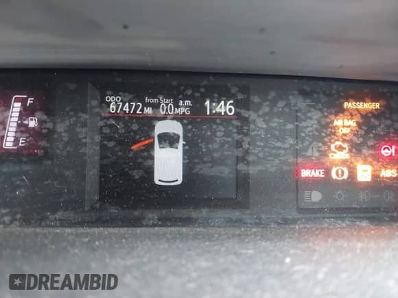 2016 Toyota Prius One z VIN JTDKDTB32G1132591, wystawiony jako IAAI lot #42092764 z przebiegiem 67 472 mil mil oraz . Historia ofert i sprzedaży dostępna na DreamBid. Obrazek 7.