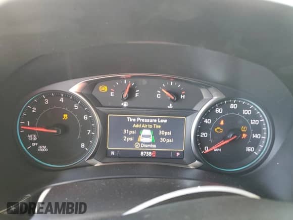 2023 Chevrolet Equinox RS with VIN 3GNAXMEGXPL231151, listed as a Copart auction lot 67406865 with 8,738 mi miles and Salvage title. Bid and sale history available at DreamBid. Image 9.