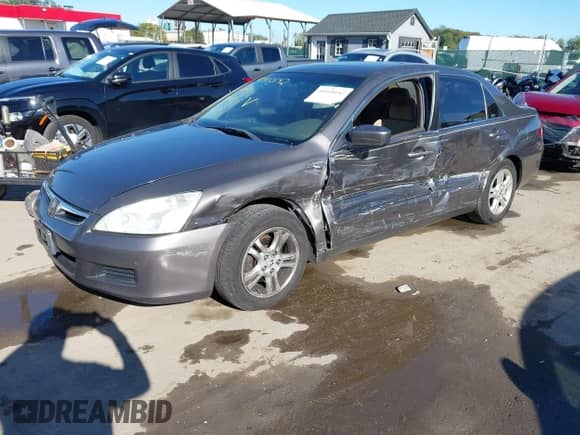 2006 Honda Accord EX with VIN 1HGCM567X6A122159, listed as a IAAI auction lot 43410142 with 191,536 mi miles and . Bid and sale history available at DreamBid. Image 19.