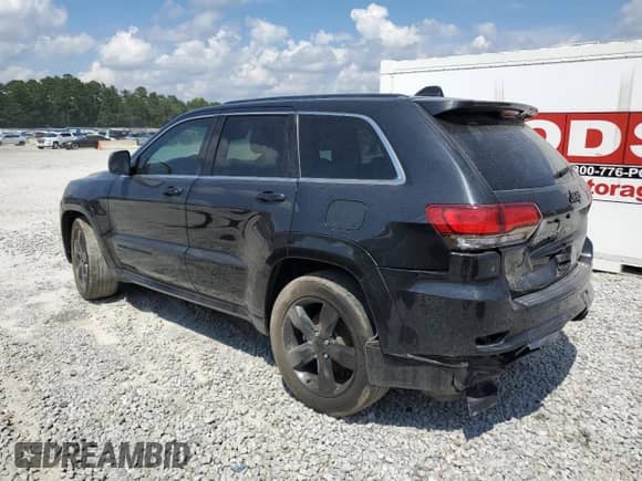2015 Jeep Grand Cherokee Overland z VIN 1C4RJECG4FC242615, wystawiony jako Copart lot #63758835 z przebiegiem 95 303 mil mil oraz Szkoda całkowita • Salvage title. Historia ofert i sprzedaży dostępna na DreamBid. Obrazek 2.